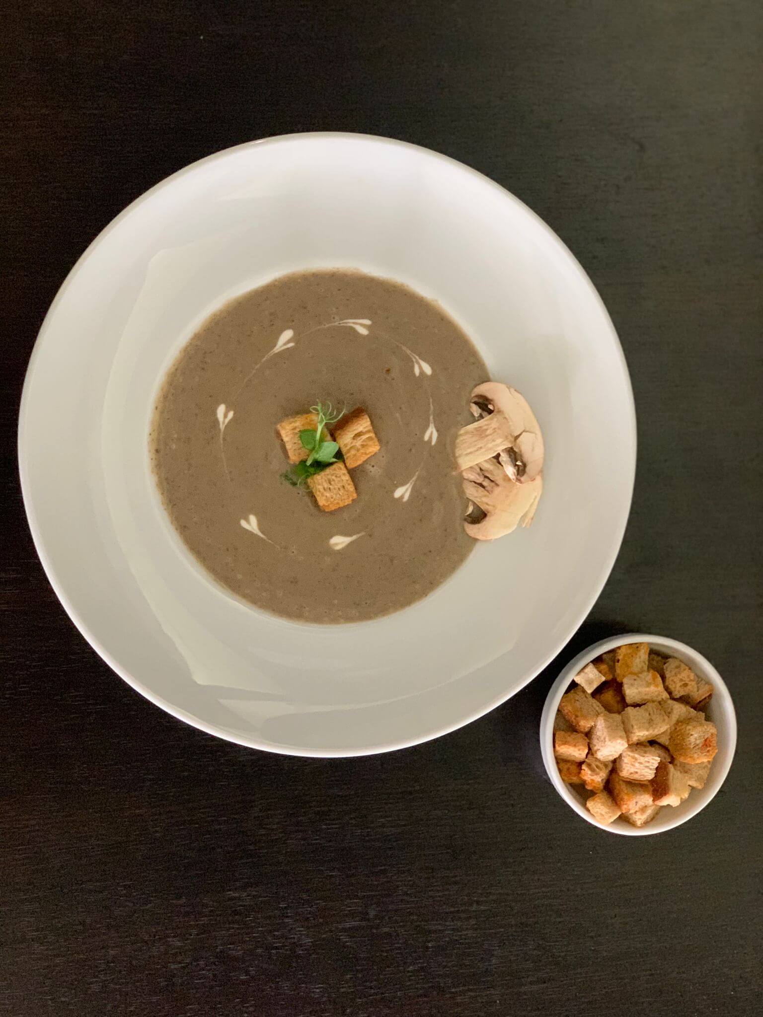 Supa crema de Ciuperci