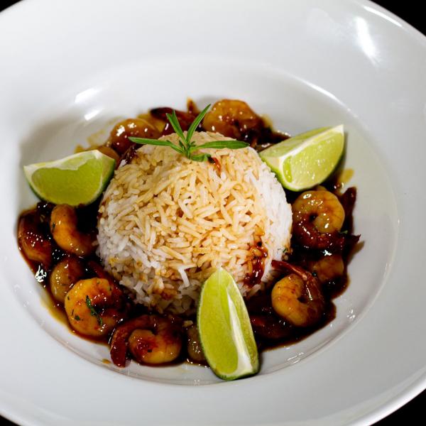 Crevezi Thai cu Orez
